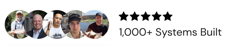 1,000+ Systems Built